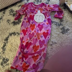 Little sleepies newborn gown